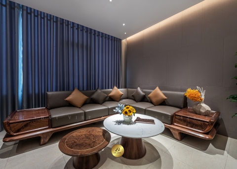 Sofa gỗ óc chó V'LOTUS SF- 39